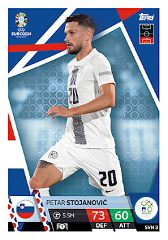 Petar Stojanovic Slovenia Topps Match Attax EURO 2024 #SVN3